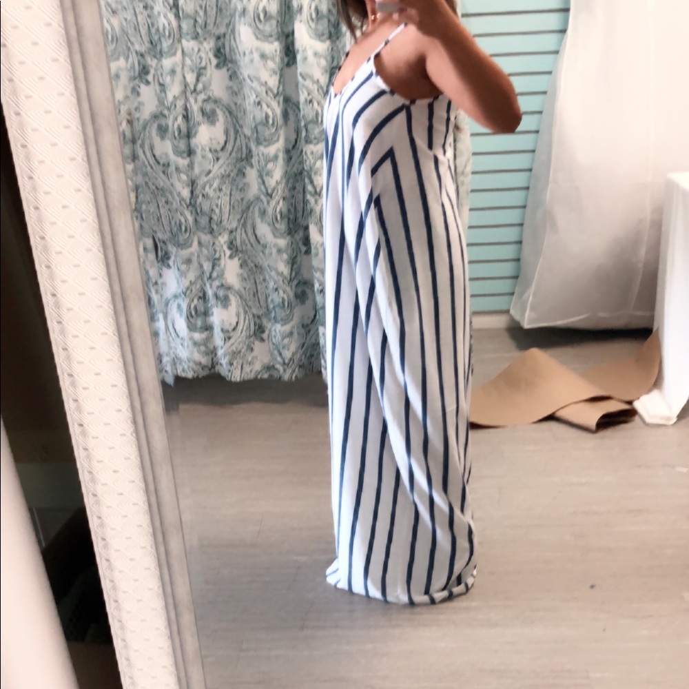 Lined maxi dress